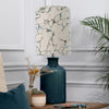 Abstract Blue Lighting - Carrara Anna & Elspeth Complete Table Lamp Aqua/Frost Additions