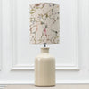 Abstract Cream Lighting - Carrara Anna & Elspeth Complete Table Lamp Cream/Meadow Additions