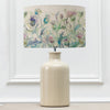 Floral Cream Lighting - Elspeth  & Cirsium Eva  Complete Table Lamp Cream/Damson Voyage Maison