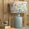 Floral Blue Lighting - Elspeth  & Cirsium Eva  Complete Table Lamp Duck/Damson Voyage Maison