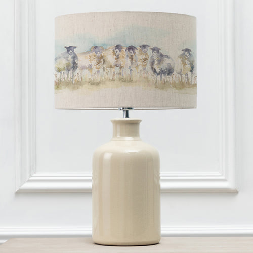 Animal Cream Lighting - Come By Eva & Elspeth Complete Table Lamp Cream/Linen Voyage Maison