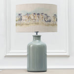 Animal Blue Lighting - Elspeth  & Come By Eva  Complete Table Lamp Duck/Linen Voyage Maison