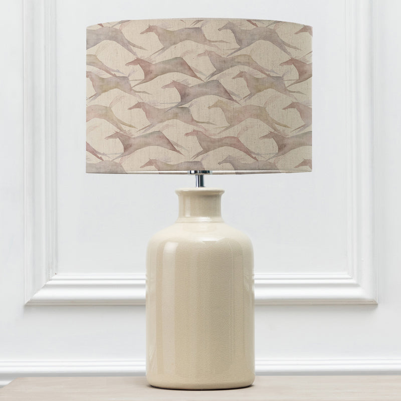 Animal Cream Lighting - Dakota Eva & Elspeth Complete Table Lamp Cream/Sepia Voyage Maison