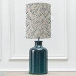 Floral Blue Lighting - Elspeth  & Eden Anna  Complete Table Lamp Aqua/Ocean Additions