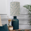 Floral Blue Lighting - Elspeth  & Eden Anna  Complete Table Lamp Aqua/Ocean Additions