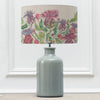 Floral Blue Lighting - Elspeth  & Fairytale Bristle Eva  Complete Table Lamp Duck/Damson Voyage Maison