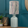 Abstract Blue Lighting - Falls Anna & Elspeth Complete Table Lamp Duck/Indigo Additions