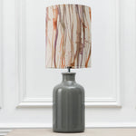 Abstract Grey Lighting - Falls Anna & Elspeth Complete Table Lamp Grey/Ironstone Additions