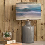 Abstract Grey Lighting - Fjord Eva & Elspeth Complete Table Lamp Grey/Loch Voyage Maison