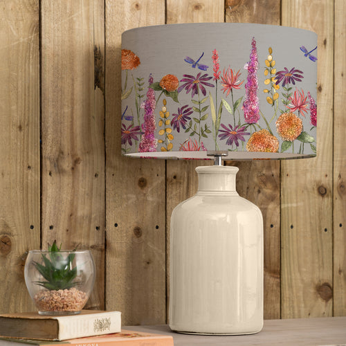 Floral Cream Lighting - Florabunda Eva & Elspeth Complete Table Lamp Cream/Russet Voyage Maison