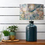 Animal Blue Lighting - Fox And Hare Eva & Elspeth Complete Table Lamp Aqua/Linen Voyage Maison