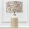 Floral Cream Lighting - Elspeth  & Hedgerow Eva  Complete Table Lamp Cream/Linen Voyage Maison