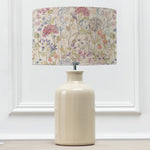 Floral Cream Lighting - Elspeth  & Hedgerow Eva  Complete Table Lamp Cream/Linen Voyage Maison