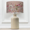 Floral Cream Lighting - Elspeth  & Hermione Eva  Complete Table Lamp Cream/Blush Voyage Maison