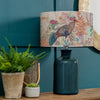 Animal Blue Lighting - Elspeth  & Lady Amherst Eva  Complete Table Lamp Aqua/Linen Voyage Maison