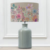 Floral Blue Lighting - Primrose Eva & Elspeth Complete Table Lamp Duck/Haze Voyage Maison