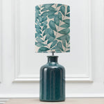 Floral Blue Lighting - Rowan Anna & Elspeth Complete Table Lamp Aqua Additions