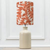 Floral Cream Lighting - Rowan Anna & Elspeth Complete Table Lamp Cream/Amber Additions