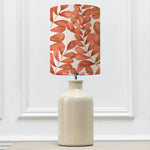 Floral Cream Lighting - Rowan Anna & Elspeth Complete Table Lamp Cream/Amber Additions