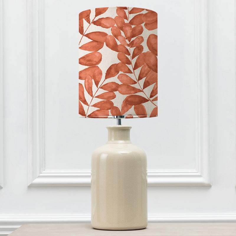 Floral Cream Lighting - Rowan Anna & Elspeth Complete Table Lamp Cream/Amber Additions