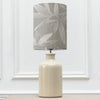 Floral Cream Lighting - Elspeth  & Silverwood Anna  Complete Table Lamp Cream/Snow Additions