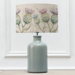 Floral Blue Lighting - Thistle Glen Eva & Elspeth Complete Table Lamp Duck/Linen Voyage Maison