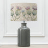 Floral Grey Lighting - Elspeth  & Thistle Glen Eva  Complete Table Lamp Grey/Linen Voyage Maison