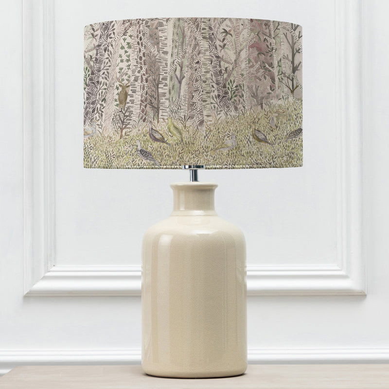 Animal Cream Lighting - Elspeth  & Whimsical Tale Eva  Complete Table Lamp Cream/Willow Voyage Maison