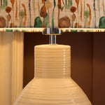 Abstract Cream Lighting - Arley Eva & Epona Complete Table Lamp Cream/Peridot Voyage Maison