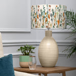 Abstract Cream Lighting - Arley Eva & Epona Complete Table Lamp Cream/Peridot Voyage Maison