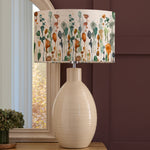 Abstract Cream Lighting - Arley Eva & Epona Complete Table Lamp Cream/Peridot Voyage Maison