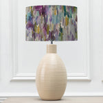 Abstract Cream Lighting - Epona  & Azima Eva  Complete Table Lamp Cream/Indigo Voyage Maison