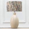 Abstract Cream Lighting - Azima Eva & Epona Complete Table Lamp Cream/Ironstone Voyage Maison