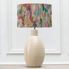 Abstract Cream Lighting - Azima Eva & Epona Complete Table Lamp Cream/Lotus Voyage Maison