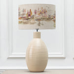 Animal Cream Lighting - Epona  & Caledonian Forest Eva  Complete Table Lamp Cream/Linen Voyage Maison