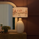 Animal Cream Lighting - Caledonian Forest Eva & Epona Complete Table Lamp Cream/Linen Voyage Maison