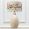 Animal Cream Lighting - Caledonian Forest Eva & Epona Complete Table Lamp Cream/Linen Voyage Maison