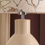 Abstract Cream Lighting - Carrara Anna & Epona Complete Table Lamp Cream/Meadow Additions