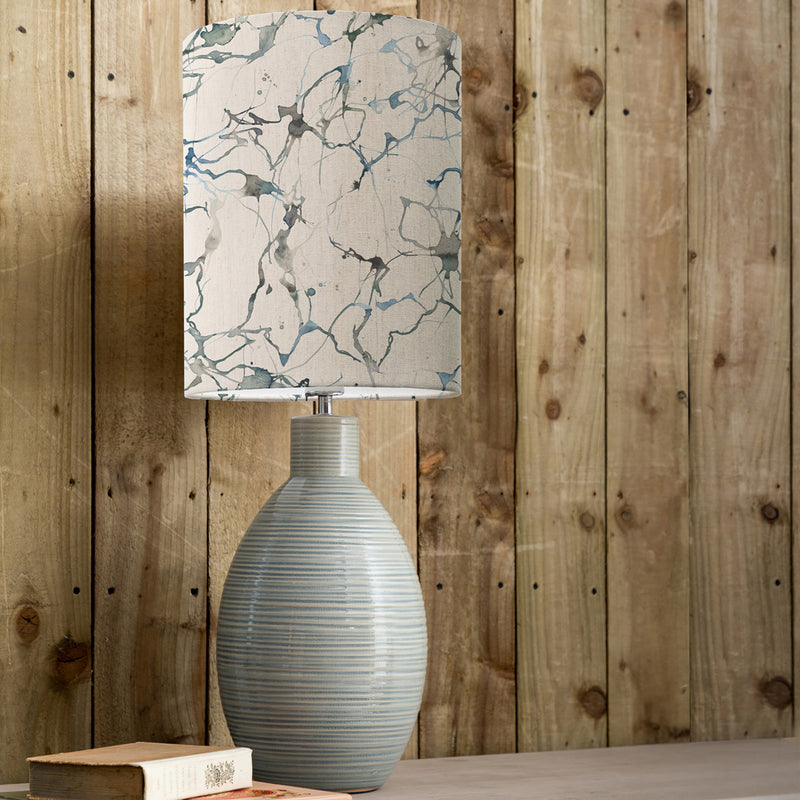 Abstract Blue Lighting - Epona  & Carrara Anna  Complete Table Lamp Duck/Frost Additions