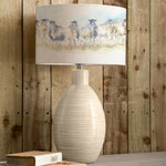 Animal Cream Lighting - Epona  & Come By Eva  Complete Table Lamp Cream/Linen Voyage Maison