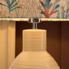 Abstract Cream Lighting - Coral Reef Eva & Epona Complete Table Lamp Cream/Cobalt Voyage Maison