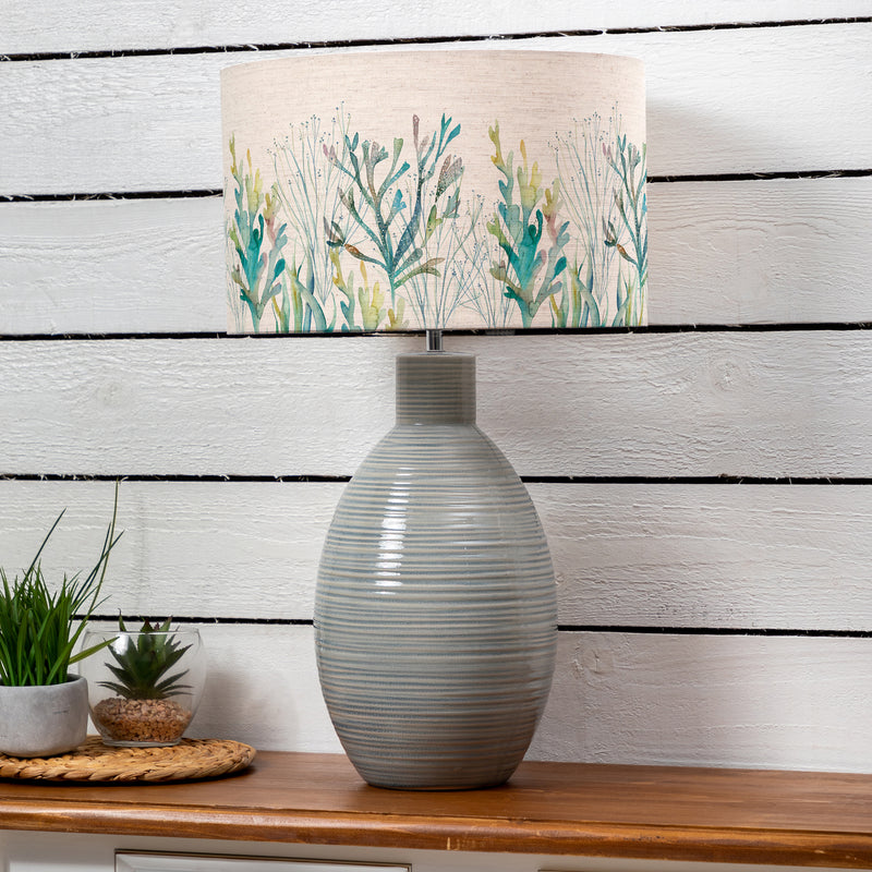 Abstract Blue Lighting - Coral Reef Eva & Epona Complete Table Lamp Duck/Kelpie Voyage Maison