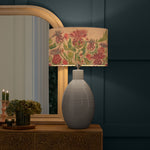 Floral Blue Lighting - Fairytale Bristles Eva & Epona Complete Table Lamp Duck/Damson Voyage Maison