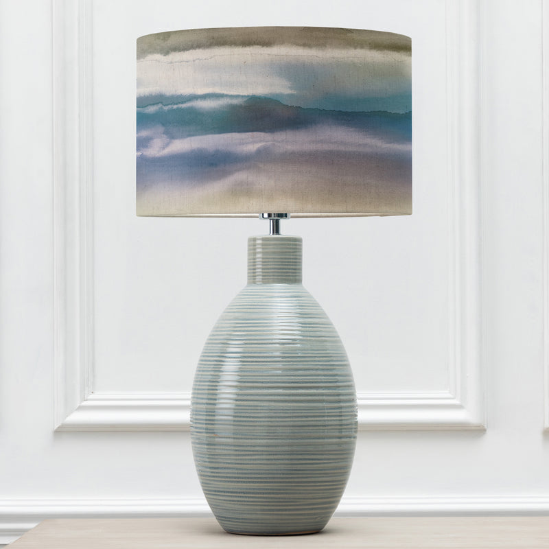 Abstract Blue Lighting - Fjord Eva & Epona Complete Table Lamp Duck/Loch Voyage Maison