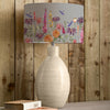 Floral Cream Lighting - Florabunda Eva & Epona Complete Table Lamp Cream/Russet Voyage Maison