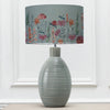 Floral Blue Lighting - Epona  & Florabunda Eva  Complete Table Lamp Duck/Cornflower Voyage Maison