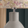 Floral Blue Lighting - Hedgerow Eva & Epona Complete Table Lamp Duck/Linen Voyage Maison