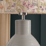 Floral Blue Lighting - Hedgerow Eva & Epona Complete Table Lamp Duck/Linen Voyage Maison