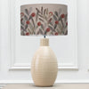 Animal Cream Lighting - Katsura Eva & Epona Complete Table Lamp Cream/Mulberry Voyage Maison
