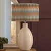 Abstract Cream Lighting - Mesa Eva & Epona Complete Table Lamp Cream/Granite Voyage Maison